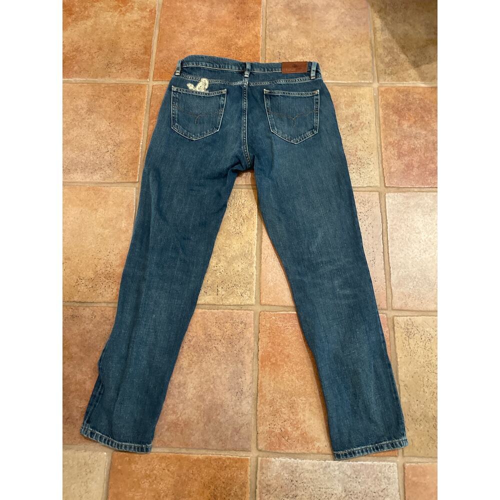 Lauren Ralph Lauren Women's Embellished Mid-Rise Jeans Blue size 4 - Picture 8 of 8